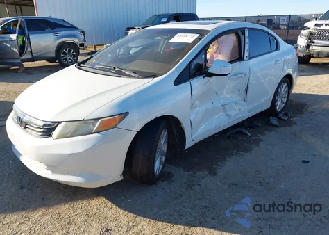 2012 Honda Civic Ex z USA, uszkodzony, nr VIN 19XFB2F85CE093588